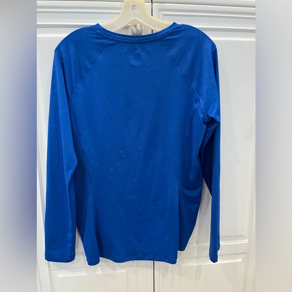 Reel Legends, Keep-it-Cool, Women’s Size L.  Blue with a slight blue print. - Picture 3 of 9